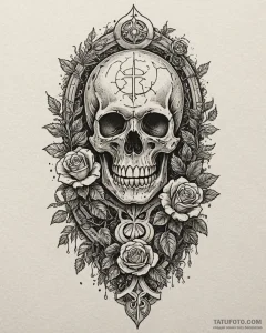 Tattoo sketch: a realistic depiction of the k... - эскиз тату (№1753046676_0, 20.07.2025 21:24) — Tatufoto.com