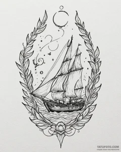 142. (serenity/firefly) a neo-traditional tat... - эскиз тату (№1753053194_0, 20.07.2025 23:13) — Tatufoto.com