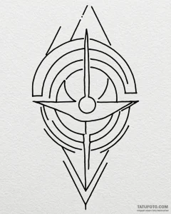 Linework tattoo of the jedi order symbol, cle... - эскиз тату (№1753054516_0, 20.07.2025 23:35) — Tatufoto.com
