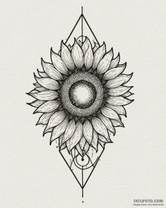 A tattoo design combining the symbol of dazhb... - эскиз тату (№1753055589_0, 20.07.2025 23:53) — Tatufoto.com