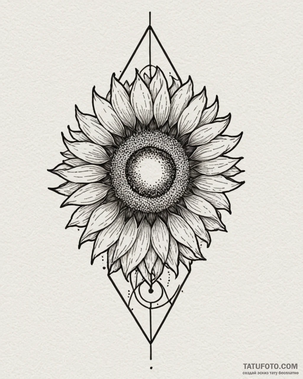 A tattoo design combining the symbol of dazhb… — эскиз тату (№1753055589_0, 20.07.2025 23:53) — Tatufoto.com