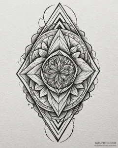 Tattoo sketch an abstract representation of "... - эскиз тату (№1753060789_0, 21.07.2025 01:19) — Tatufoto.com