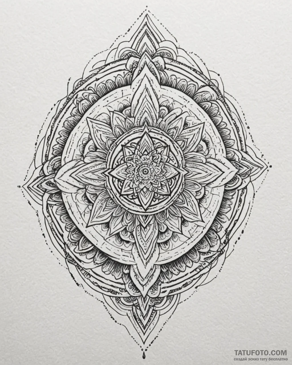 Tattoo sketch a magical warding symbol glowin… — эскиз тату (№1753061941_0, 21.07.2025 01:39) — Tatufoto.com