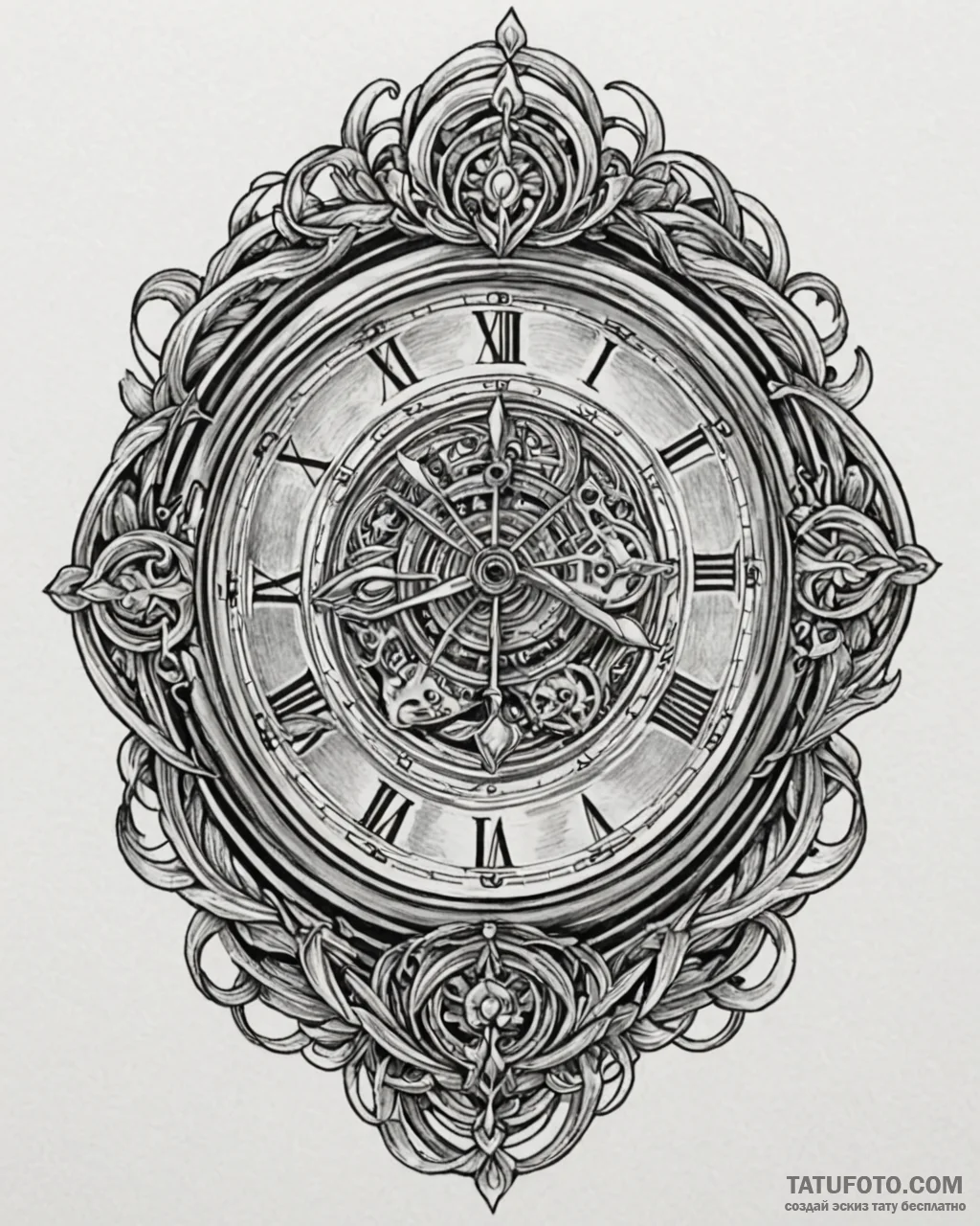 Tattoo design a detailed, tactical watch, sym... - эскиз тату (№1753062189_0, 21.07.2025 01:43) — Tatufoto.com