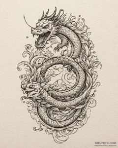 Tattoo design a realistic depiction of an anc... - эскиз тату (№1753063097_0, 21.07.2025 01:58) — Tatufoto.com