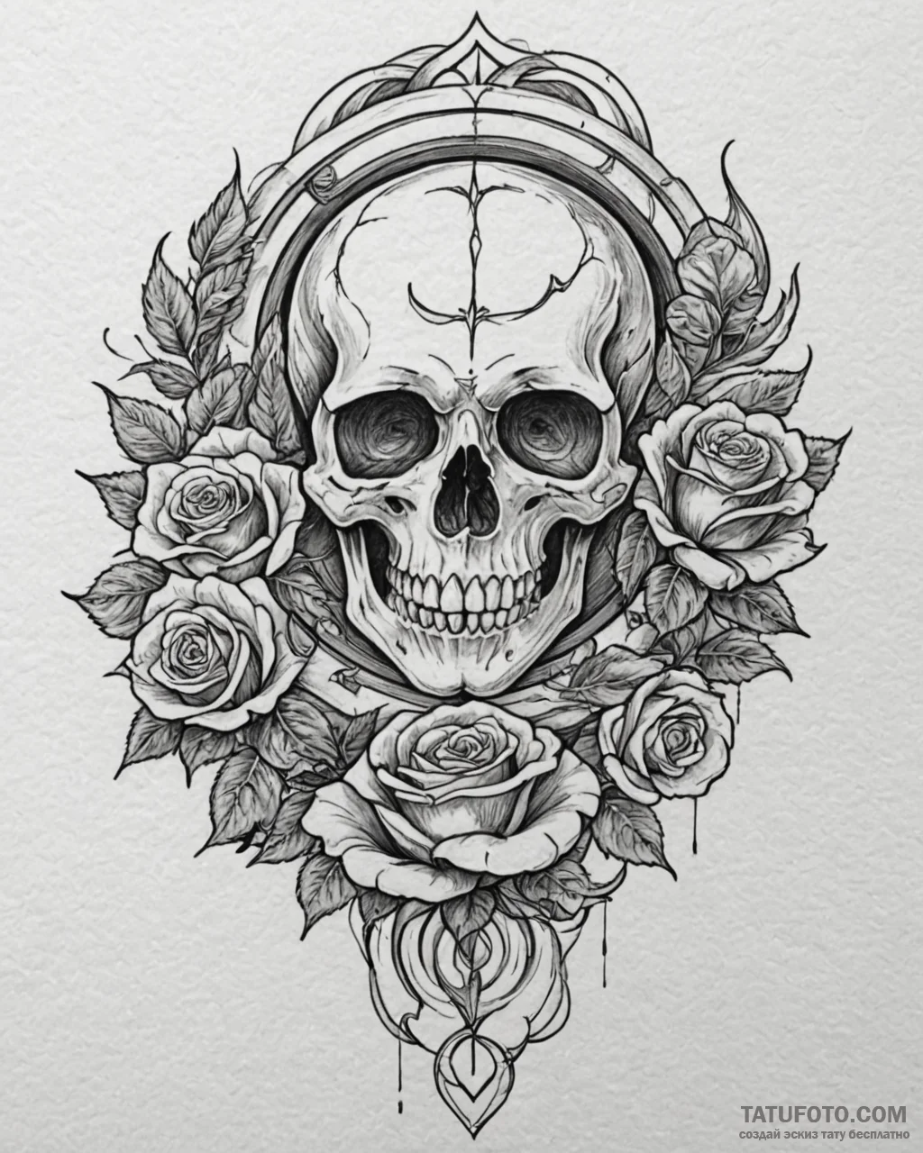 Tattoo sketch a single zodiac symbol outlined... - эскиз тату (№1753063511_0, 21.07.2025 02:05) — Tatufoto.com