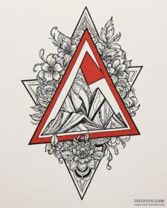Tattoo design a small, simple geometric shape... - эскиз тату (№1753067229_0, 21.07.2025 03:07) — Tatufoto.com