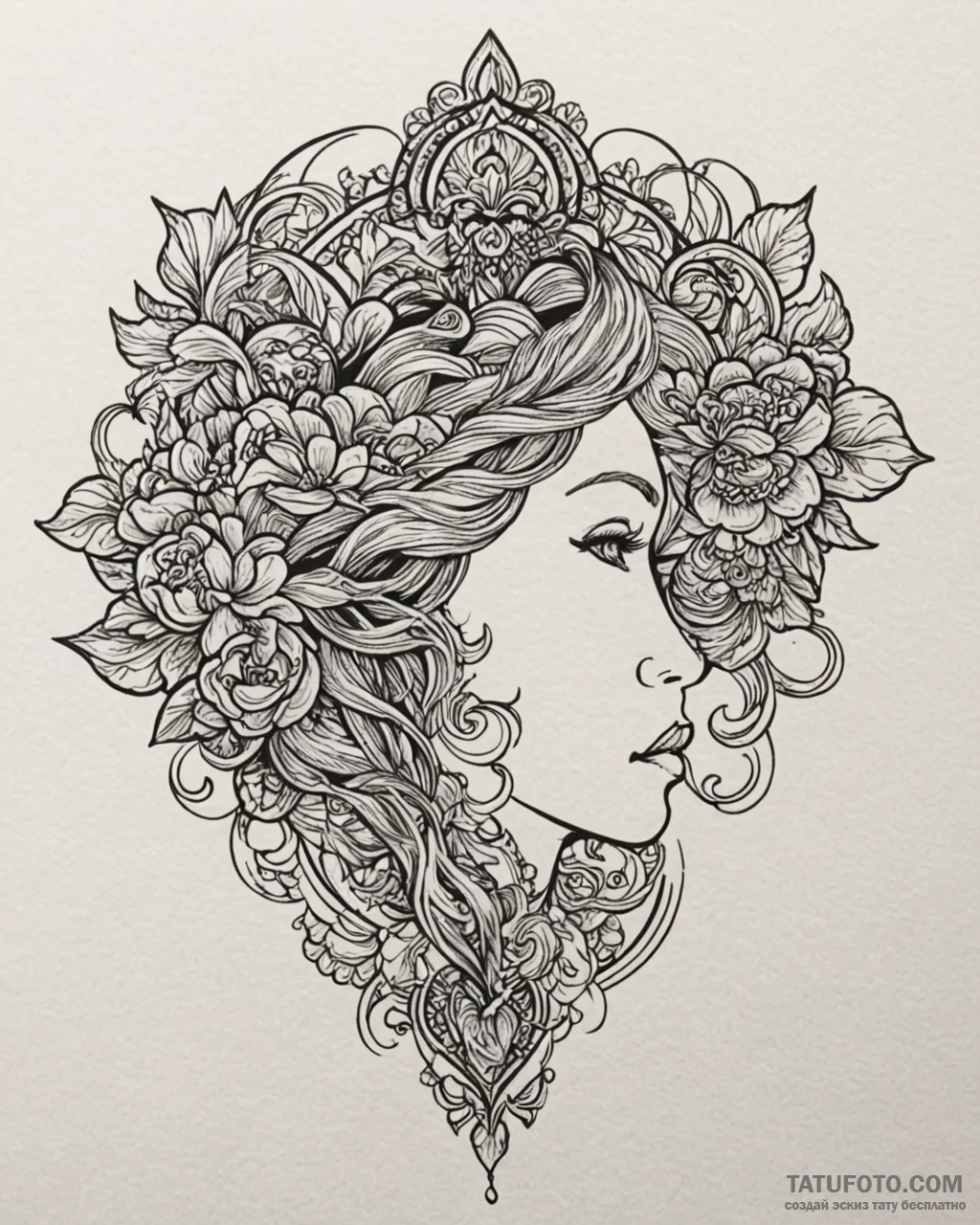 Tattoo sketch a pop of bold color on an other… — эскиз тату (№1753068220_0, 21.07.2025 03:23) — Tatufoto.com