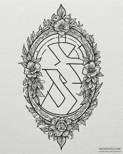 149. tattoo design: a minimalist "veda" rune,... - эскиз тату (№1753071025_0, 21.07.2025 04:10) — Tatufoto.com