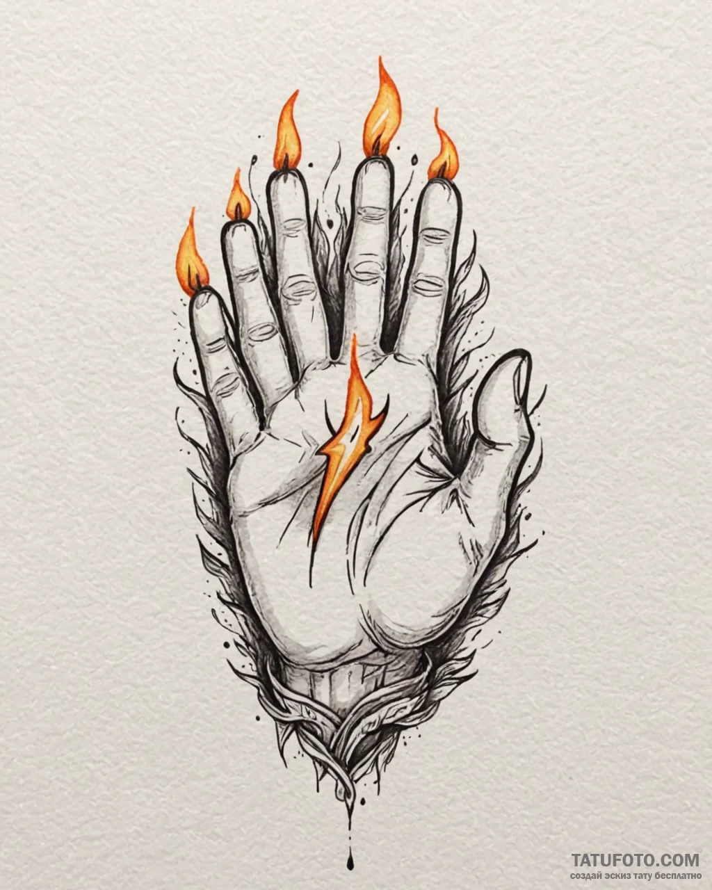 86. tattoo sketch: the rune "treba," depicted... - эскиз тату (№1753073088_0, 21.07.2025 04:44) — Tatufoto.com