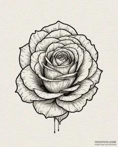 A watercolor sketch of the "rose petal" dream... - эскиз тату (№1753073418_0, 21.07.2025 04:50) — Tatufoto.com