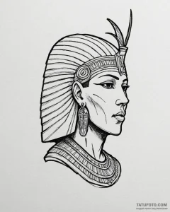 Tattoo design an ancient egyptian warrior's p... - эскиз тату (№1753074159_0, 21.07.2025 05:02) — Tatufoto.com