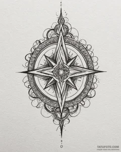 Tattoo sketch: the svarozhich symbol (often a... - эскиз тату (№1753075156_0, 21.07.2025 05:19) — Tatufoto.com