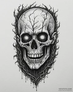 A sketch of the necronomicon (book of the dea... - эскиз тату (№1753076067_0, 21.07.2025 05:34) — Tatufoto.com