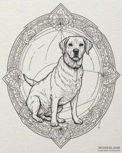 A linework tattoo of the "mutt cutts" van fro... - эскиз тату (№1753081010_0, 21.07.2025 06:56) — Tatufoto.com