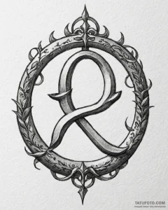 Omega (symbol), artistic tattoo sketch, black... - эскиз тату (№1753082904_0, 21.07.2025 07:28) — Tatufoto.com