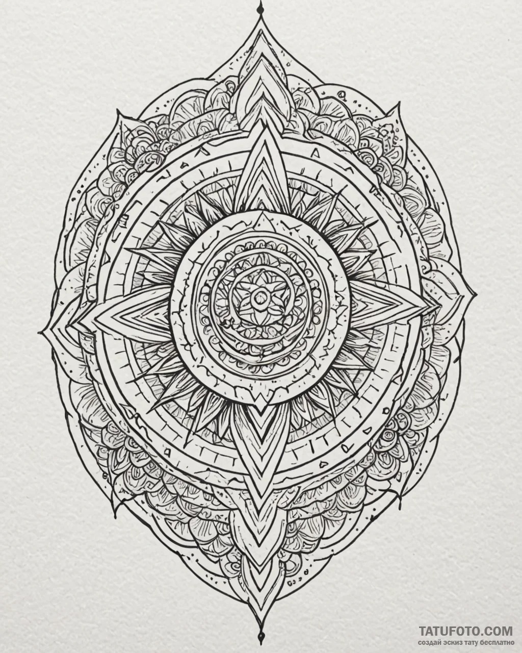 Tattoo design a personalized «shield» with sy… — эскиз тату (№1753083233_0, 21.07.2025 07:33) — Tatufoto.com