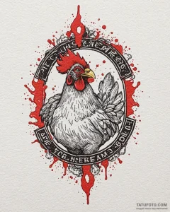 The los pollos hermanos logo, tattoo flash sh... - эскиз тату (№1753084308_0, 21.07.2025 07:51) — Tatufoto.com