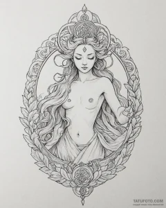 Fortune (goddess/symbol) - эскиз тату (№1753084473_0, 21.07.2025 07:54) — Tatufoto.com
