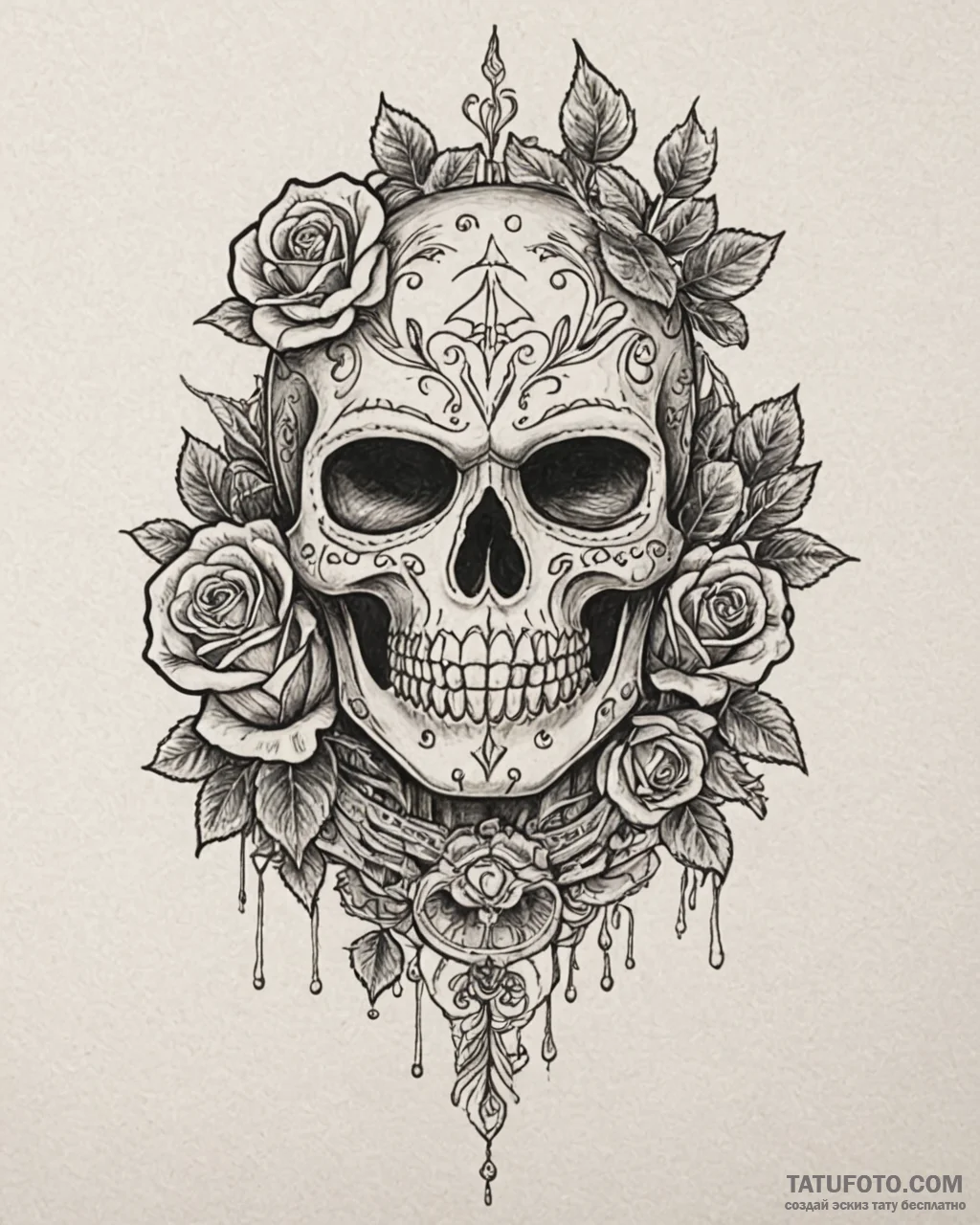 Ancient warrior mask, tattoo drawing outline,... - эскиз тату (№1753084638_0, 21.07.2025 07:57) — Tatufoto.com