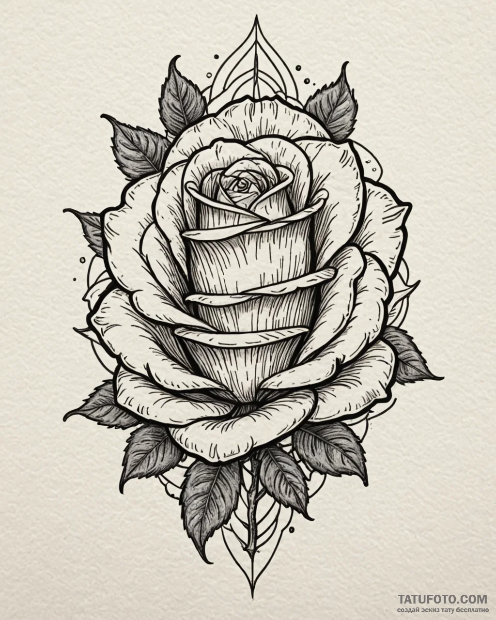 Burning rose encased in glass, tattoo flash s... - эскиз тату (№1753085303_0, 21.07.2025 08:08) — Tatufoto.com
