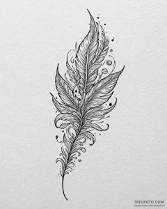 Quill dripping spectral ink, artistic tattoo... - эскиз тату (№1753088786_0, 21.07.2025 09:06) — Tatufoto.com