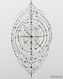 Morse code message, ink illustration for tatt... - эскиз тату (№1753091520_0, 21.07.2025 09:52) — Tatufoto.com