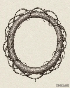 The "one ring" with inscription, concept art... - эскиз тату (№1753093263_0, 21.07.2025 10:21) — Tatufoto.com