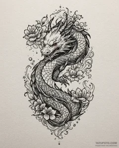 Cursed seed sprouting shadows, tattoo flash s... - эскиз тату (№1753095502_0, 21.07.2025 10:58) — Tatufoto.com