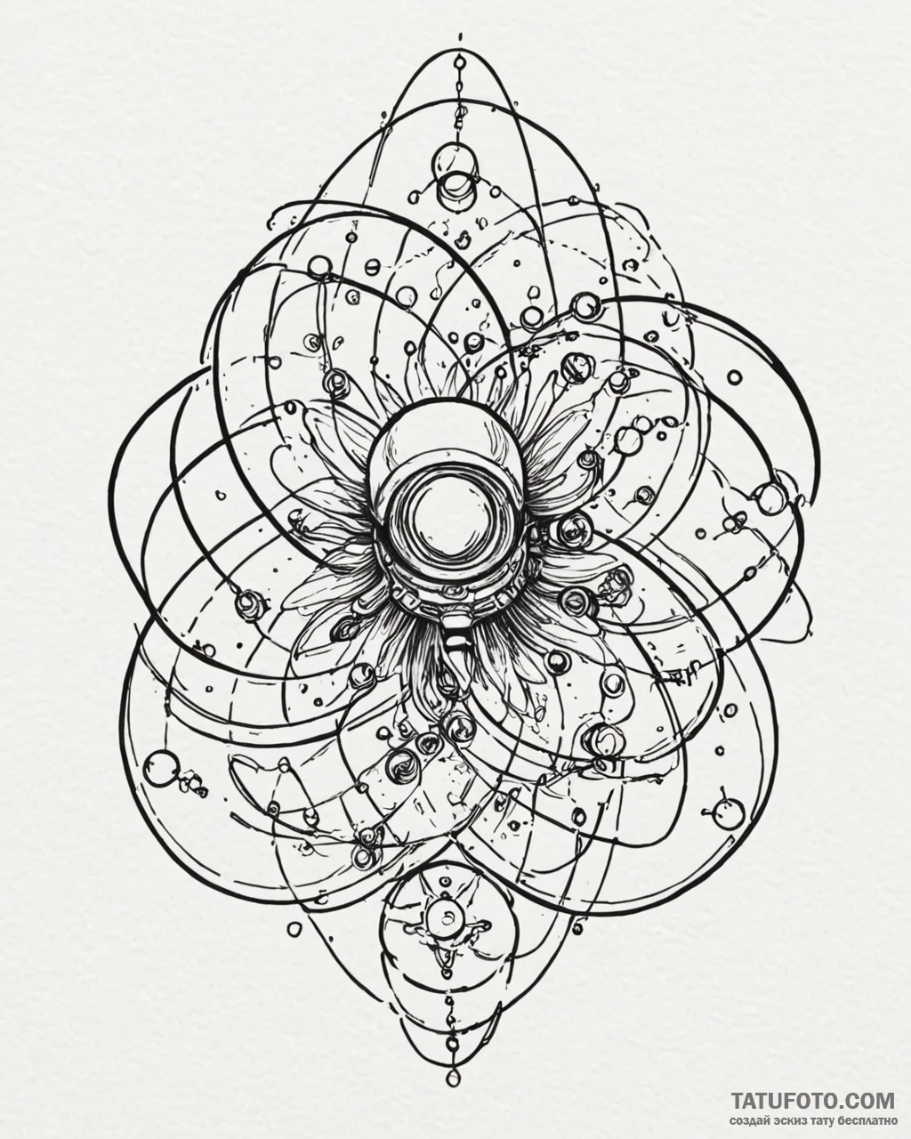 Science, technology & sci-fi - эскиз тату (№1753097492_0, 21.07.2025 11:31) — Tatufoto.com