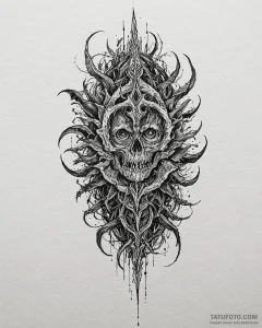 Apocalyptic blade tearing reality, tattoo ske... - эскиз тату (№1753099402_0, 21.07.2025 12:03) — Tatufoto.com