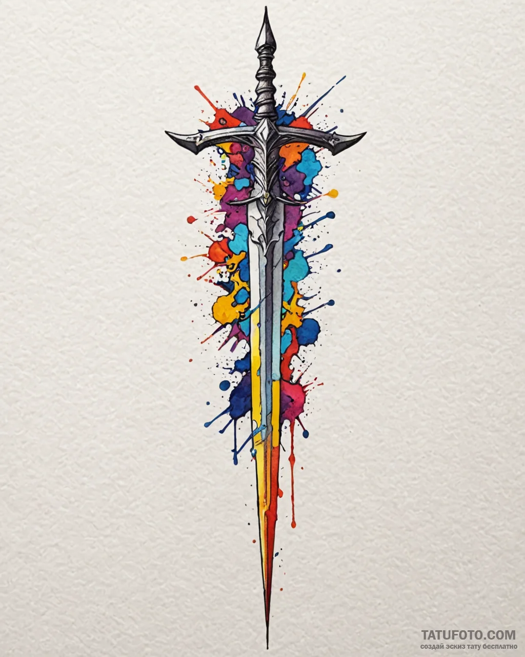 A broken sword of a knight, tattoo line art,... - эскиз тату (№1753100149_0, 21.07.2025 12:15) — Tatufoto.com