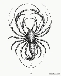 Scorpio - эскиз тату (№1753100824_0, 21.07.2025 12:27) — Tatufoto.com