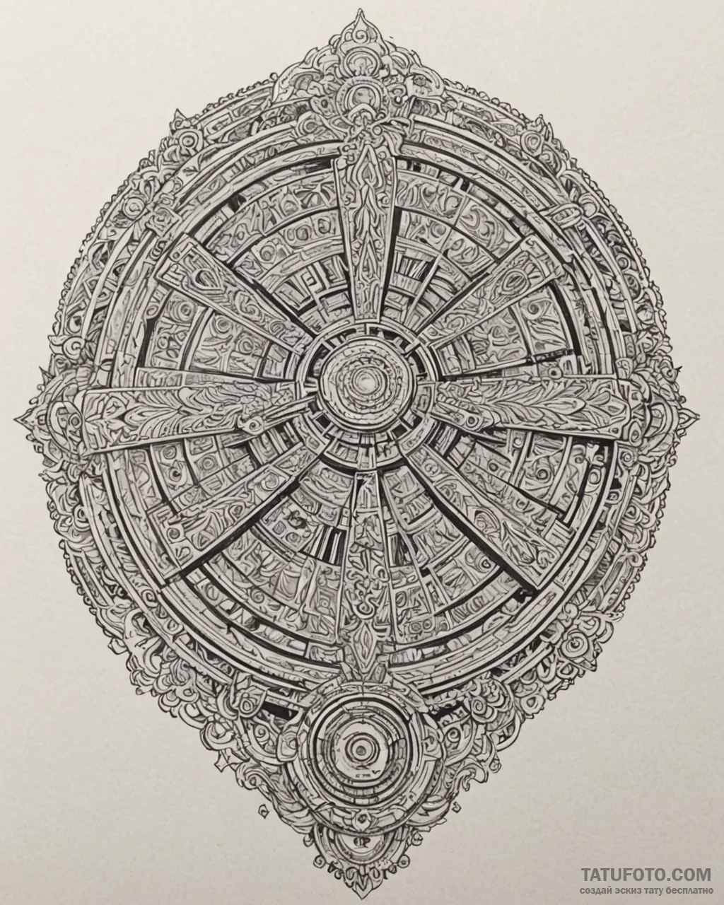 The millennium falcon, artistic tattoo sketch... - эскиз тату (№1753100992_0, 21.07.2025 12:29) — Tatufoto.com