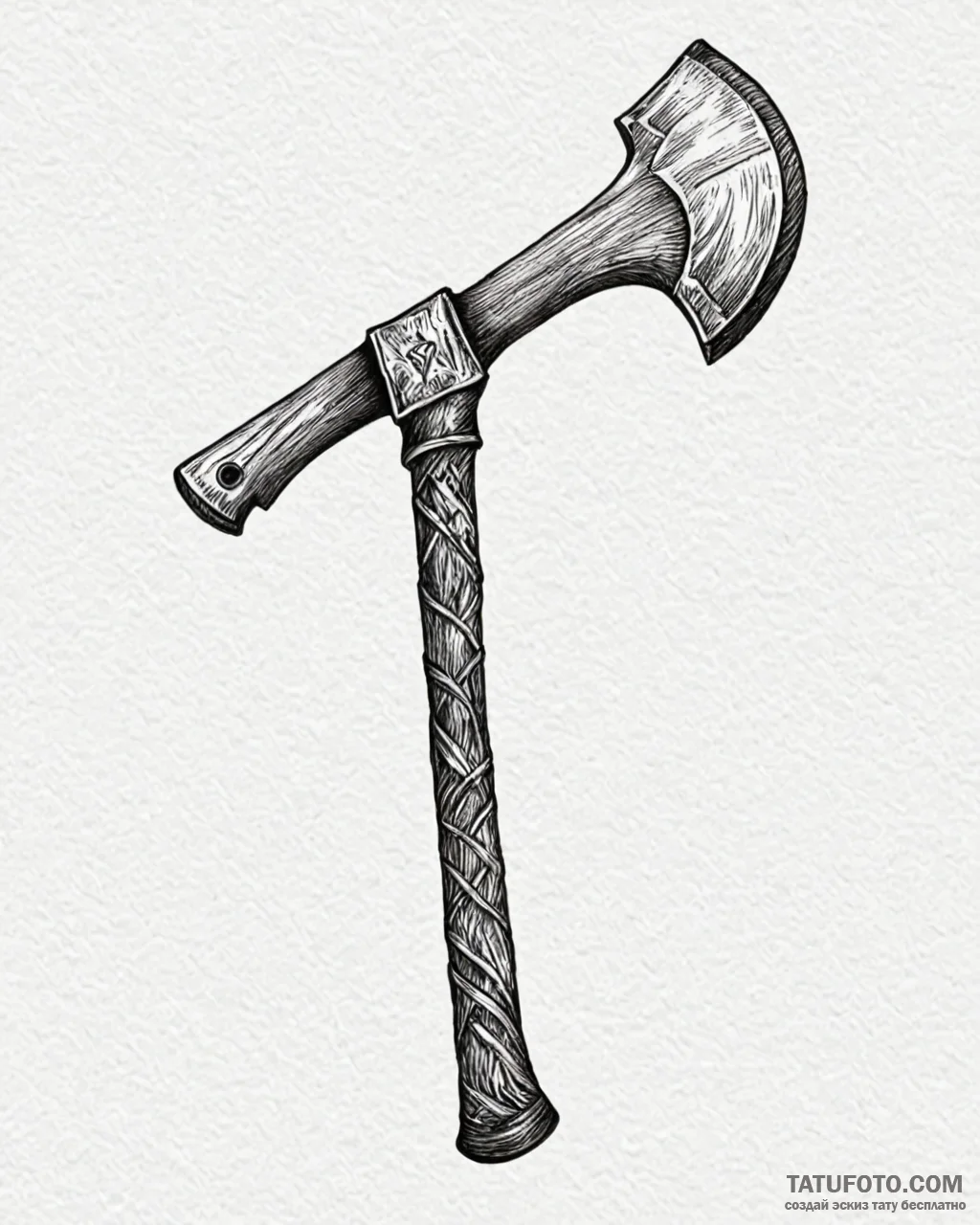 Axe - эскиз тату (№1753101161_0, 21.07.2025 12:32) — Tatufoto.com