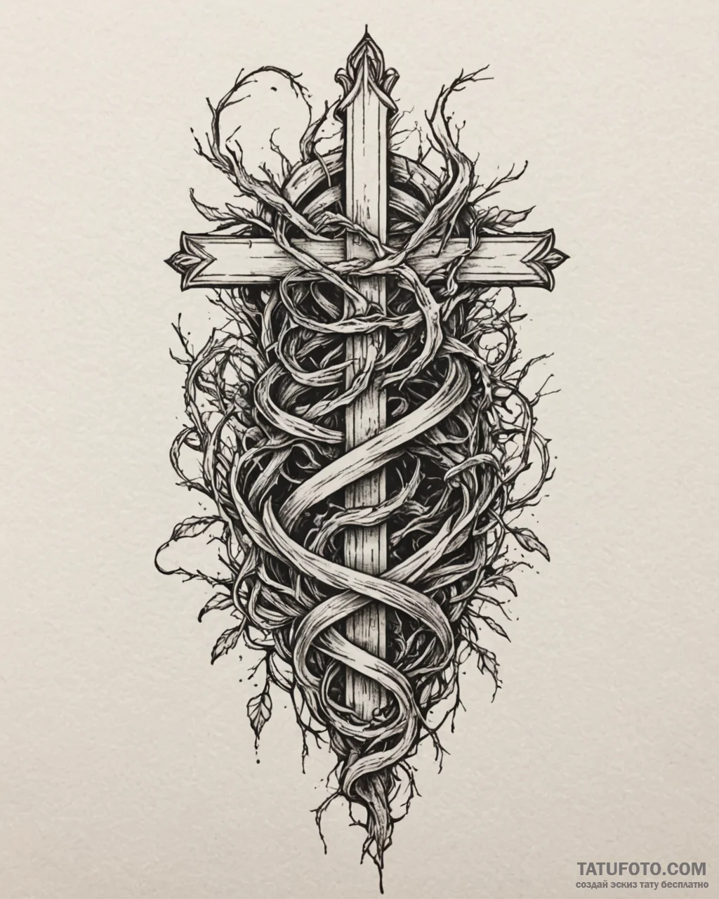 Kingр р†р вђљрівђћсћs relic wrapped in roots,... - эскиз тату (№1753102595_0, 21.07.2025 12:56) — Tatufoto.com