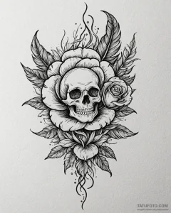 A burning feather, tattoo drawing outline, bl... - эскиз тату (№1753108101_0, 21.07.2025 14:28) — Tatufoto.com