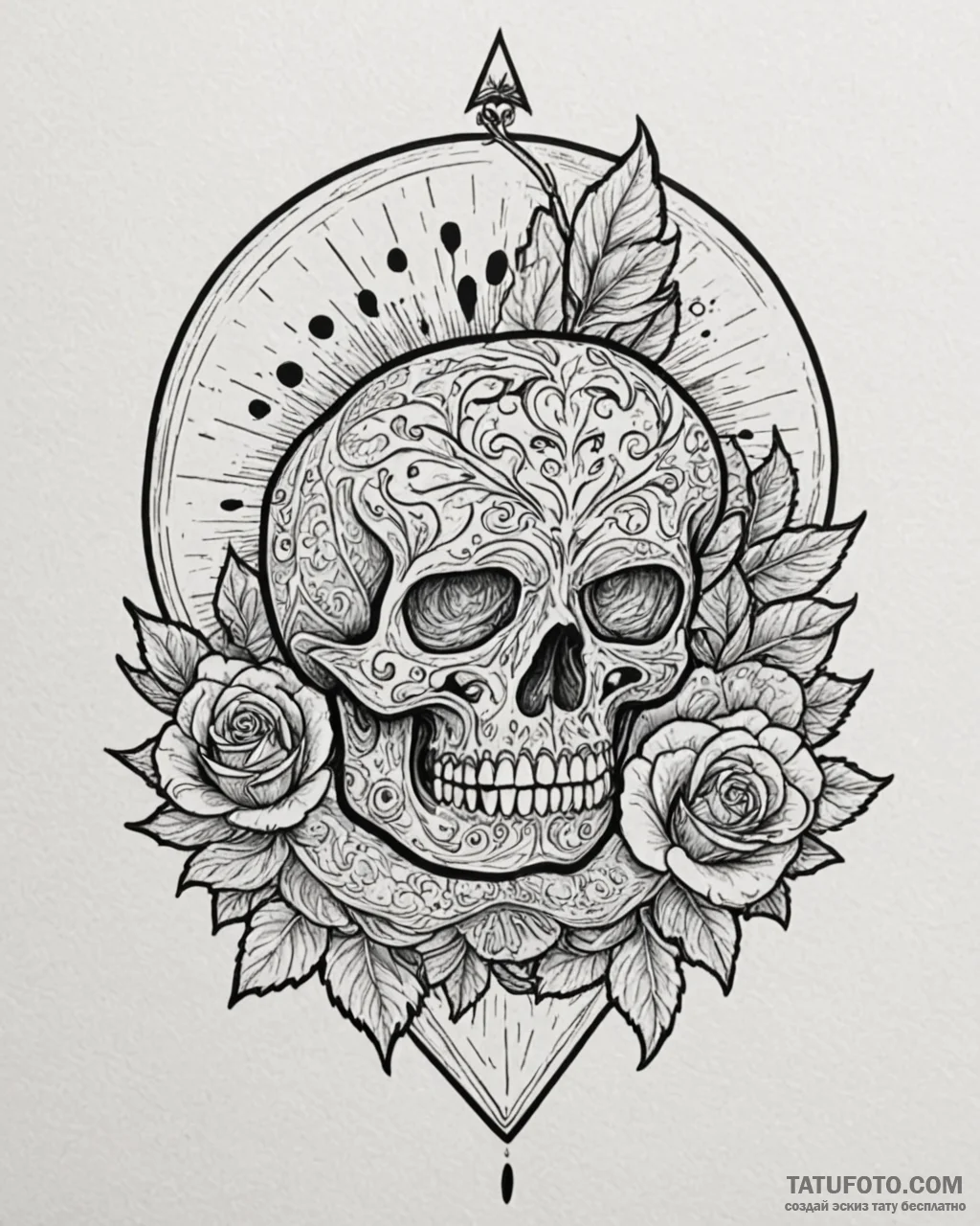 Slice of watermelon, graphic style, tattoo li... - эскиз тату (№1753109542_0, 21.07.2025 14:52) — Tatufoto.com