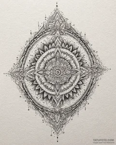Notebook with a simple, profound sketch, tatt... - эскиз тату (№1753113607_0, 21.07.2025 16:00) — Tatufoto.com