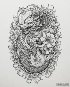 Tat tattoo sketch, intricate religious orname... - эскиз тату (№1753116392_0, 21.07.2025 16:46) — Tatufoto.com