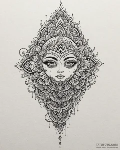 Eskiz.to, tattoo sketch, cappy floating in ne... - эскиз тату (№1753118336_0, 21.07.2025 17:18) — Tatufoto.com