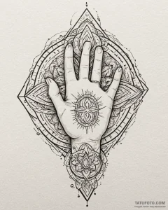 Tat tattoo sketch, macha’s hand reaching out... - эскиз тату (№1753119437_0, 21.07.2025 17:37) — Tatufoto.com