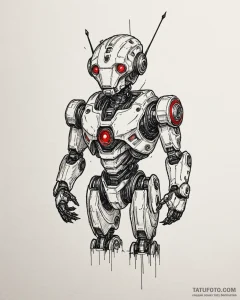 Eskiz.to, tattoo sketch, rodney building robo... - эскиз тату (№1753119861_0, 21.07.2025 17:44) — Tatufoto.com