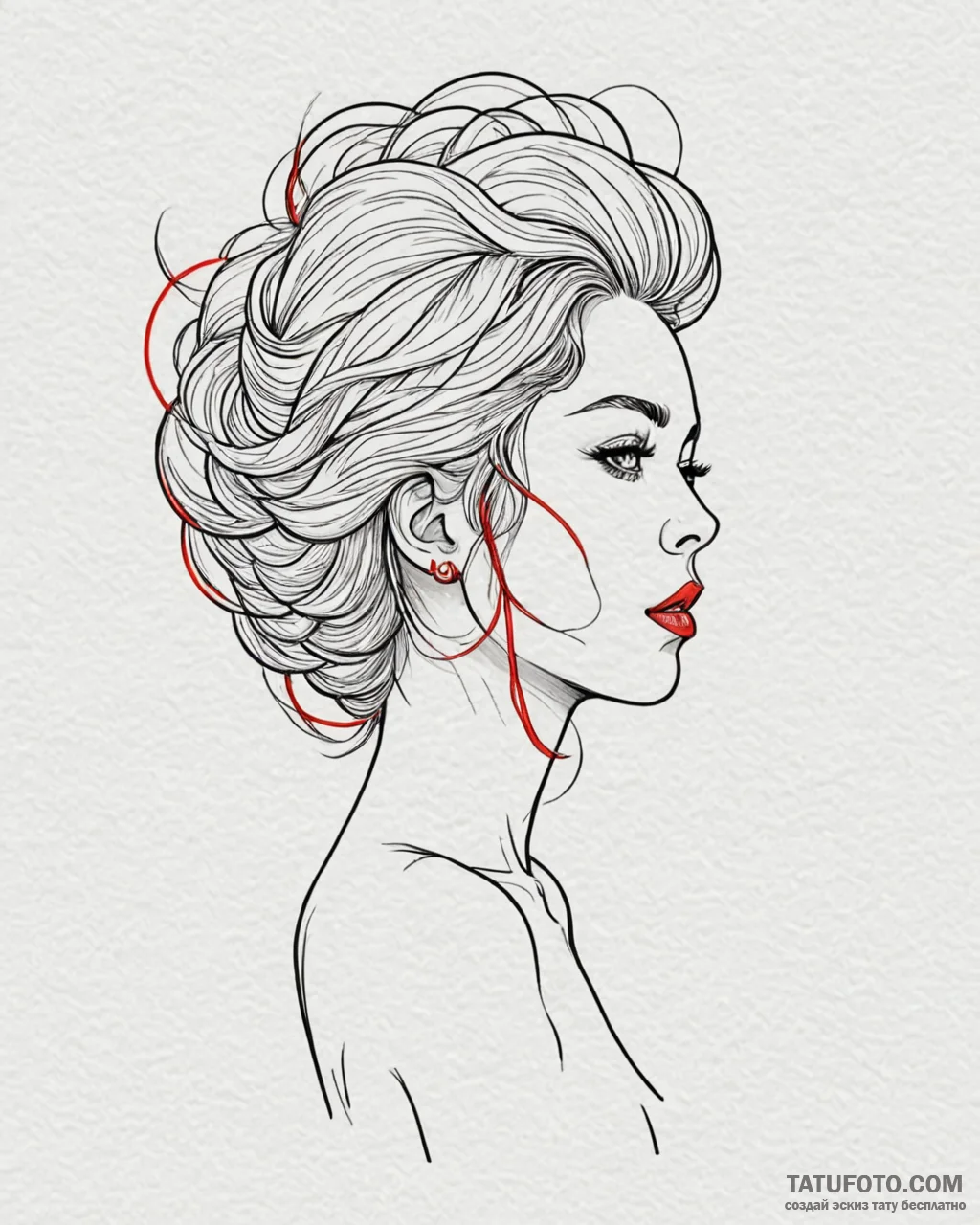 красная (turning red, 2022), tattoo drawing o... - эскиз тату (№1753121186_0, 21.07.2025 18:06) — Tatufoto.com