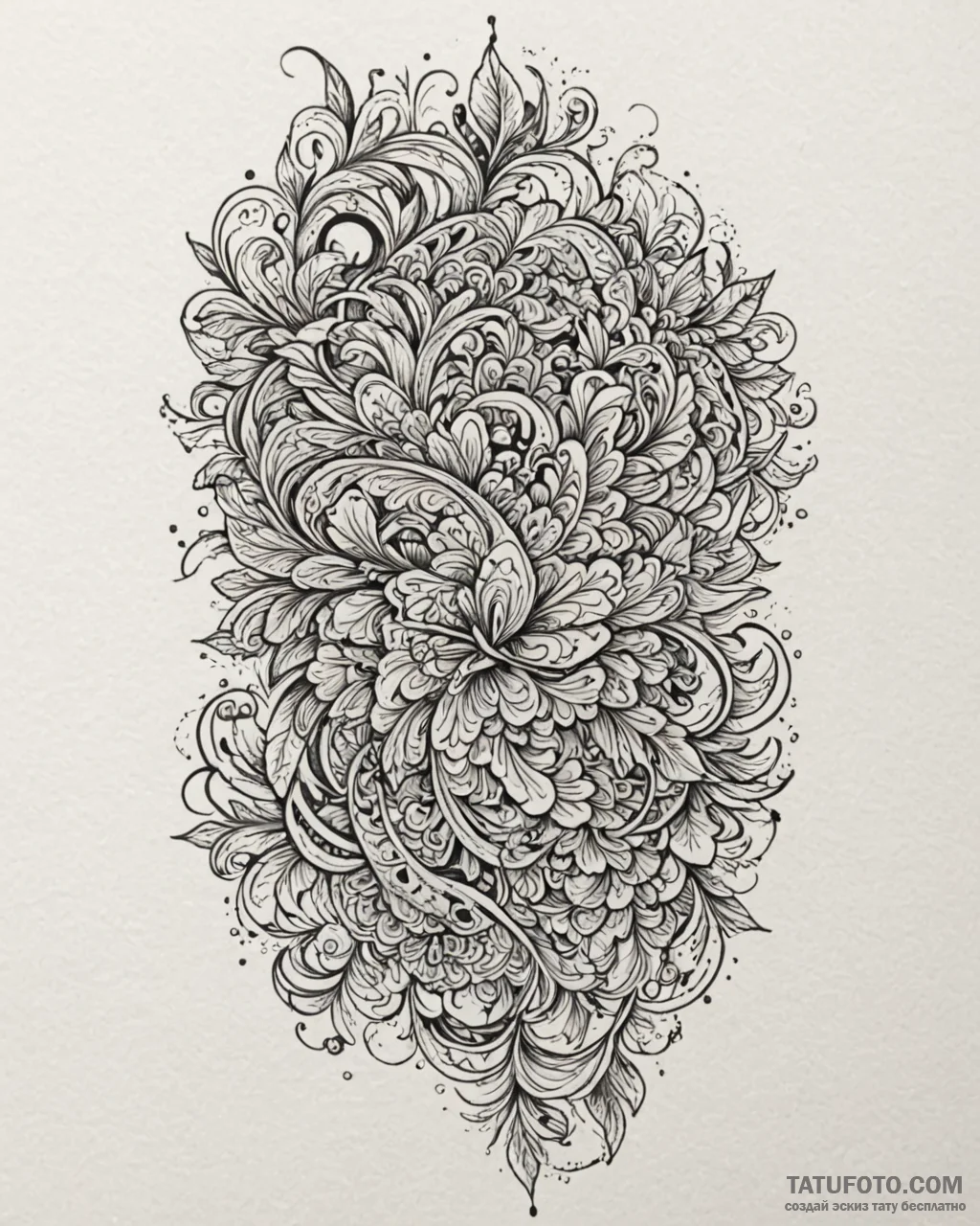 черно-белый контраст и негатив, tattoo flash... - эскиз тату (№1753124176_0, 21.07.2025 18:56) — Tatufoto.com