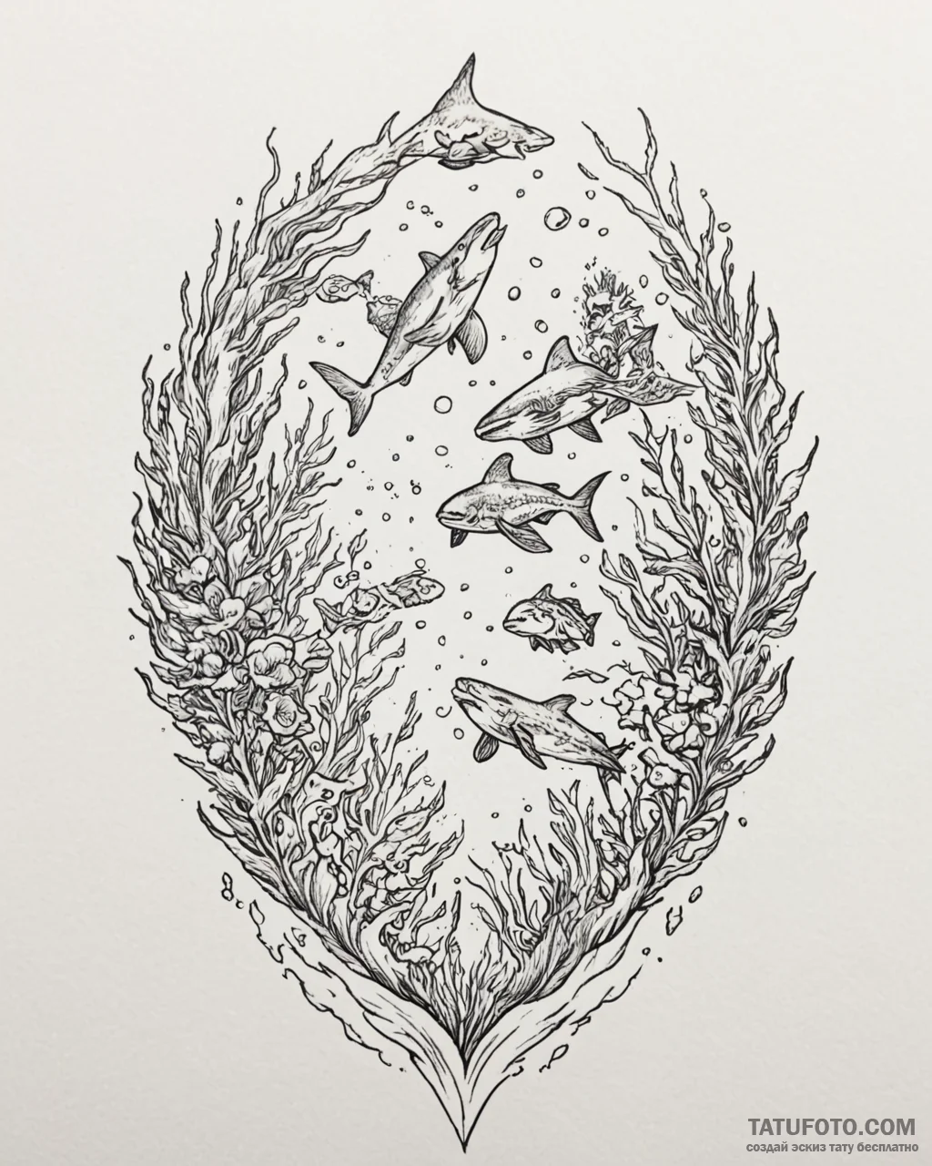 Eskiz.to, tattoo sketch, bruce and friends un... - эскиз тату (№1753129946_0, 21.07.2025 20:32) — Tatufoto.com