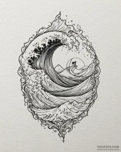 Tattoo sketch, vanellope surfing internet wav... - эскиз тату (№1753132238_0, 21.07.2025 21:10) — Tatufoto.com