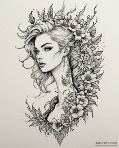 Tat tattoo sketch, alternative model with bol... - эскиз тату (№1753136950_0, 21.07.2025 22:29) — Tatufoto.com