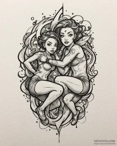 Tattoo sketch, peni parker and sp//dr in acti... - эскиз тату (№1753137796_0, 21.07.2025 22:43) — Tatufoto.com