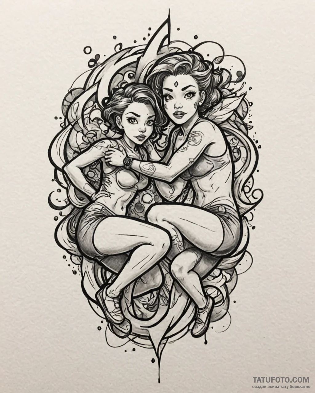 Tattoo sketch, peni parker and sp//dr in acti... - эскиз тату (№1753137796_0, 21.07.2025 22:43) — Tatufoto.com